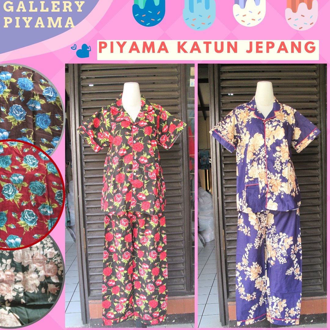 Supplier Piyama Katun Jepang Dewasa Termurah di Bandung
