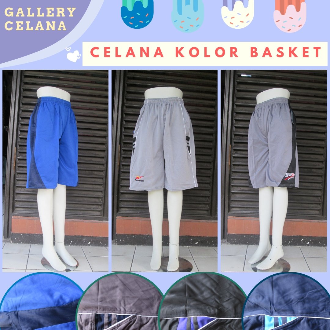 Distributor Celana Kolor Basket Dewasa Murah di Bandung