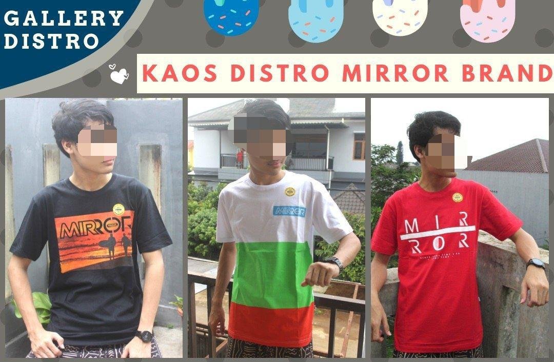Konveksi Kaos Distro Mirror Brand Dewasa Murah di Bandung
