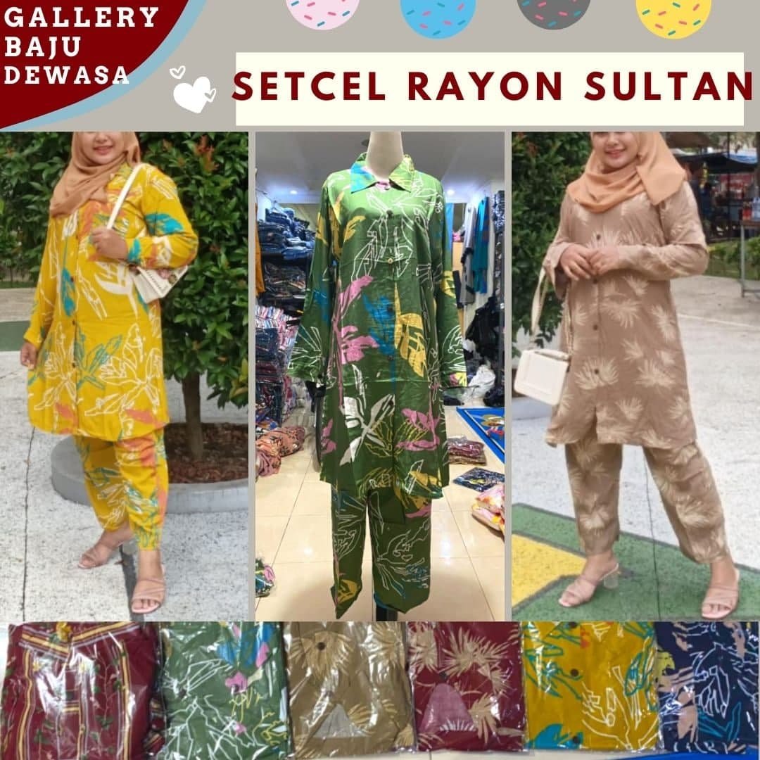 Setelan Rayon Sultan