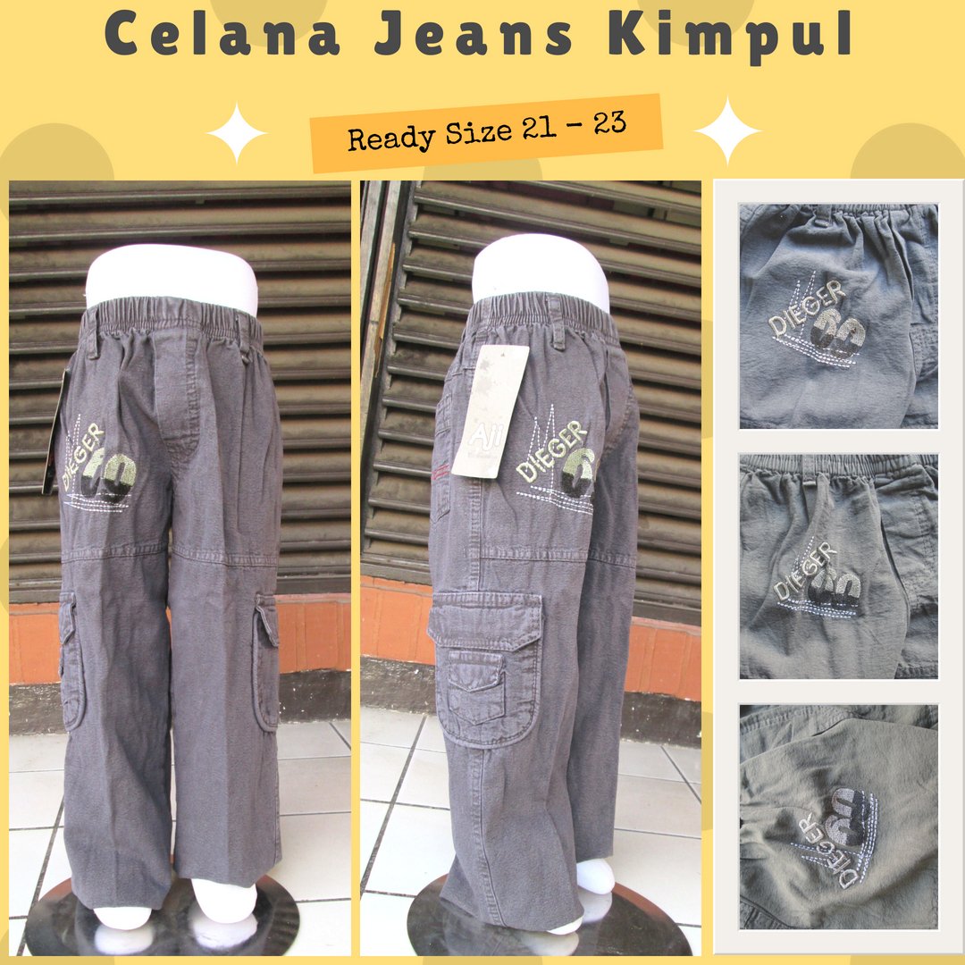Pusat Grosir Celana Jeans Kimpul Anak Laki Laki Murah Bandung 35Ribu