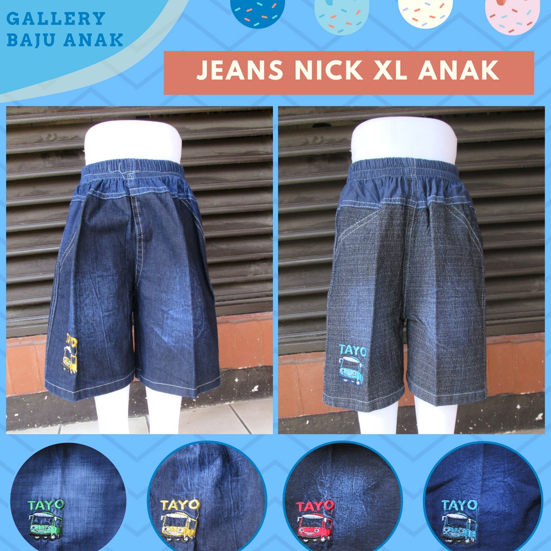 Reseller Celana Jeans Nick XL Anak Laki Laki Murah Rp.19.500