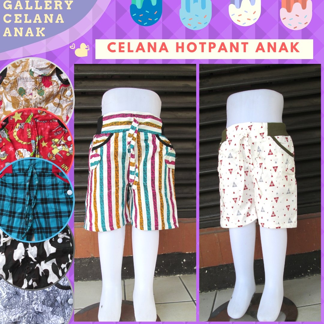 Produsen Celana Hotpant Anak Termurah di Bandung Only 10Ribu