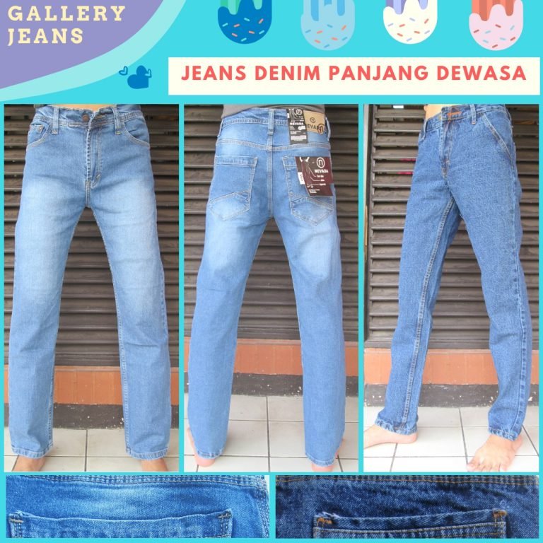  Konveksi  Celana  Jeans Denim Panjang Pria Dewasa Murah di 