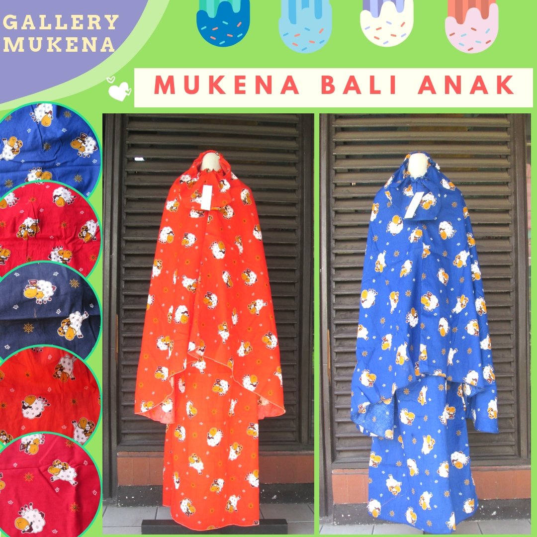 Produsen Mukena Anak Karakter Murah di Bandung Rp.47.500