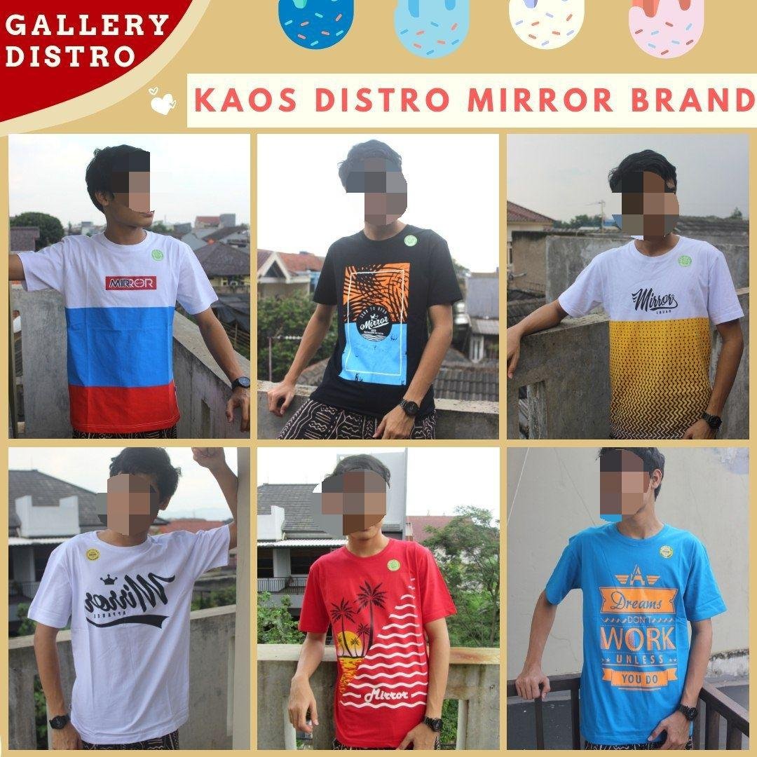 Supplier Kaos Distro Mirror Brand Original Murah di Bandung Mulai 36RIBUAN