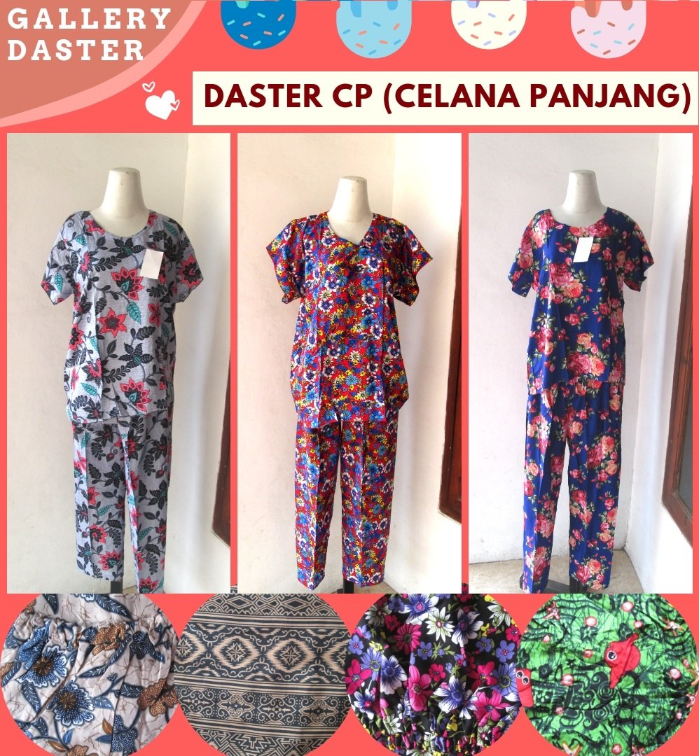 Distriburor Daster Setelan Celana Panjang Wanita Dewasa Murah di Bandung Rp.35.500