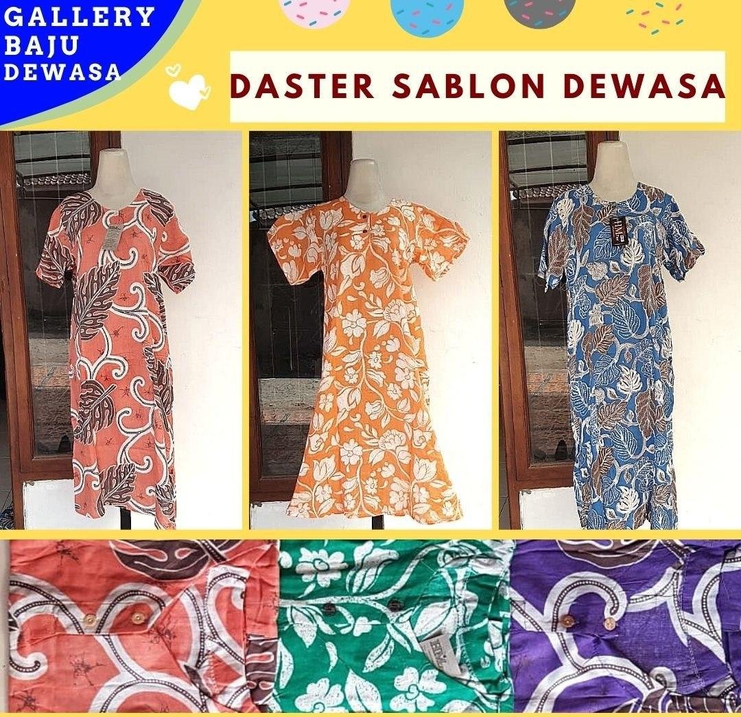 Distributor Daster Sablon Dewasa di Bandung Rp 23.000