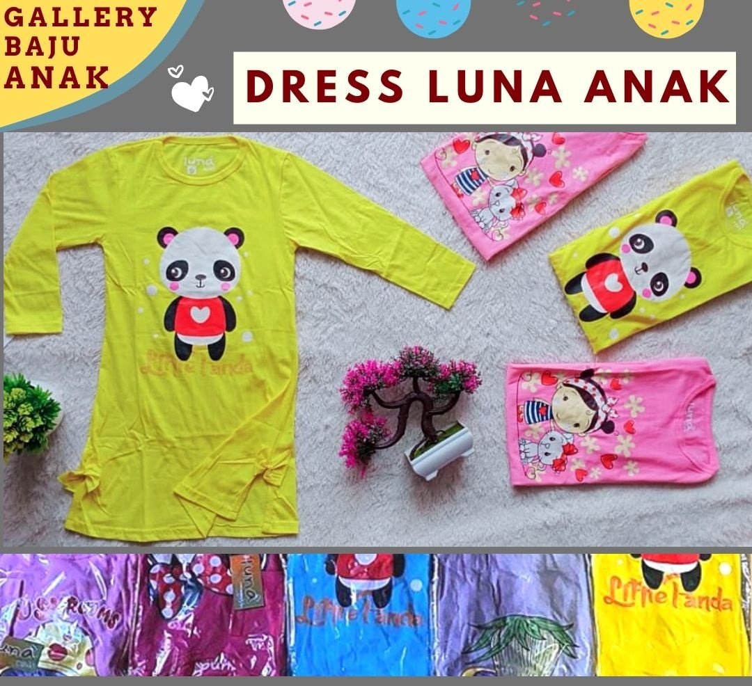 Konveksi Dress Luna Anak di Bandung Rp 26000