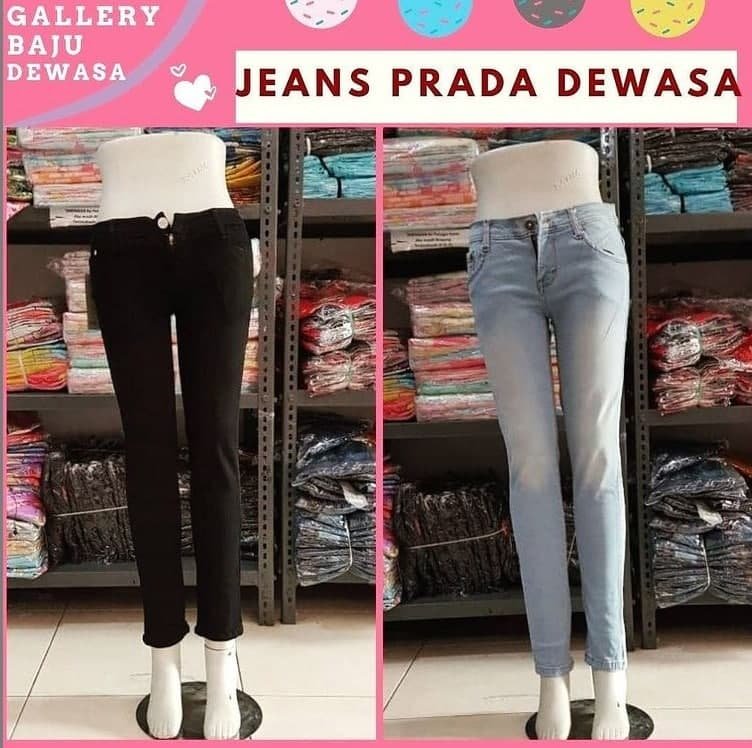 Grosir Jeans Prada Dewasa di Bandung Rp 56000
